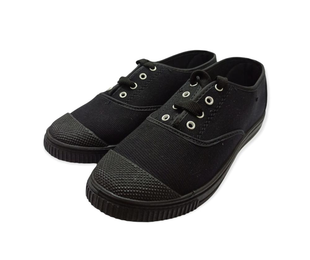 School Tennis Shoes - Black