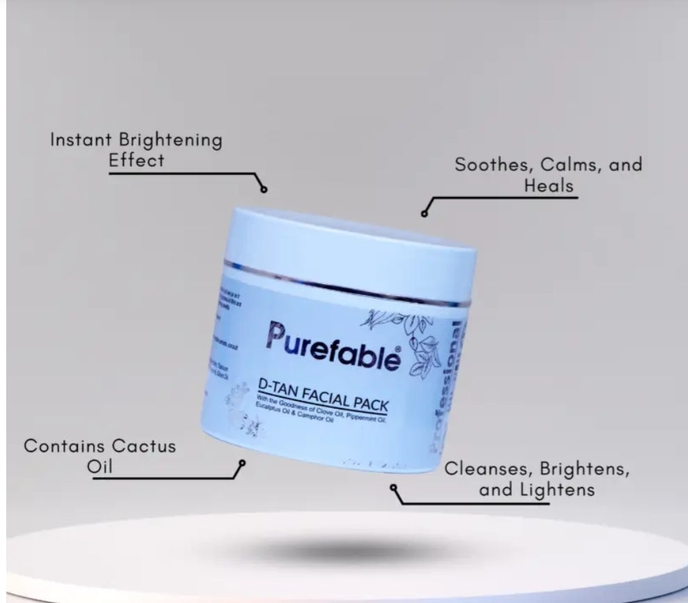 Purefable D-Tan Facial Pack