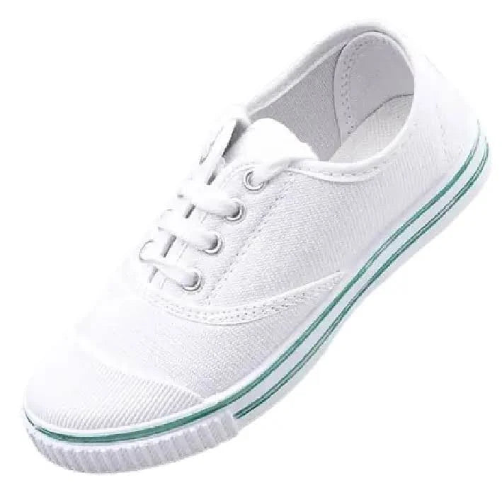 School Shoes White Tennis